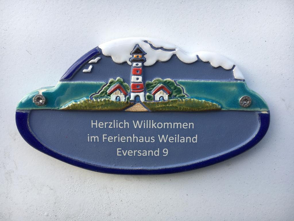 Ferienhaus Strandrauber Dorumer Neufeld Eksteriør billede